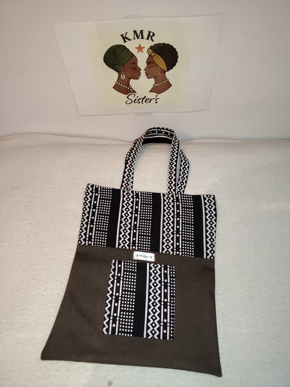 Tote bag en jean & pagne