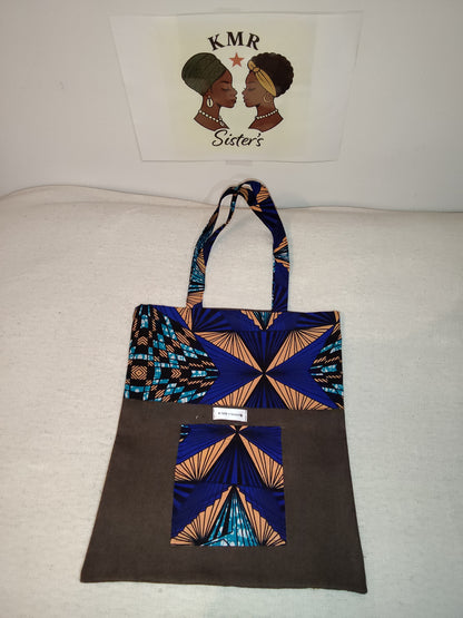 Tote bag en jean & pagne