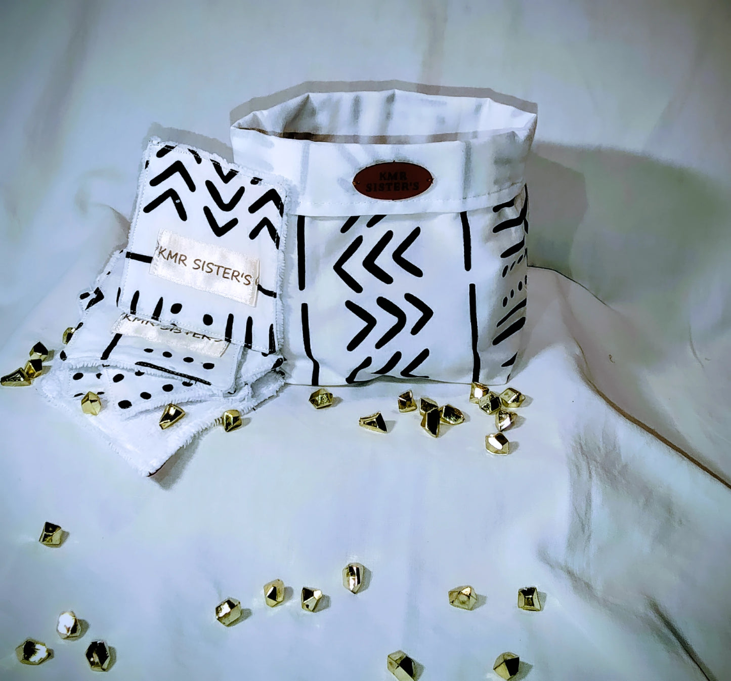 Panier & cotons réutilisables