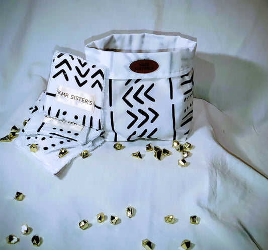 Panier & cotons réutilisables