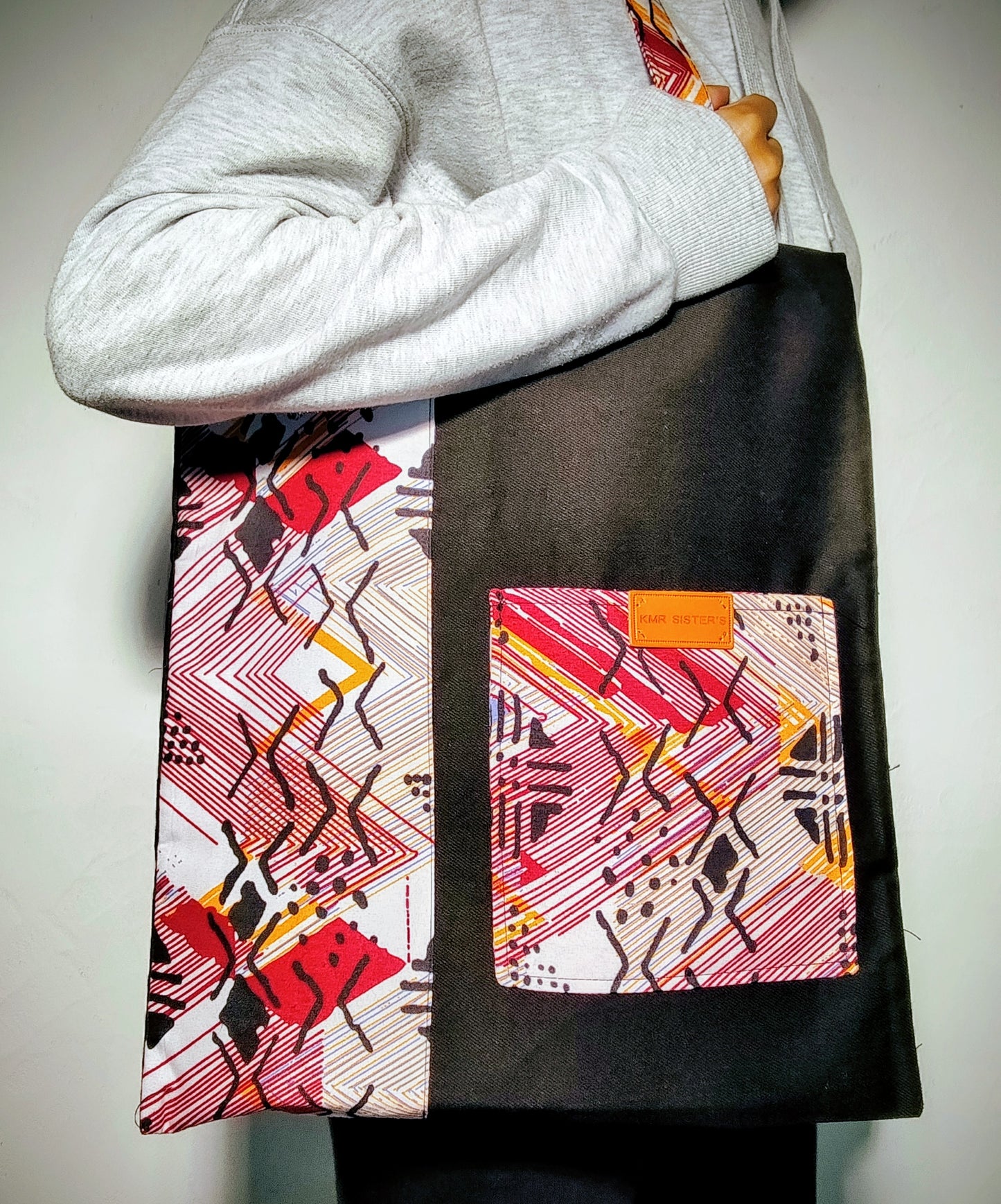 Tote bag en jean & pagne